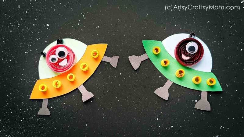 Paper Alien Spaceship Craft