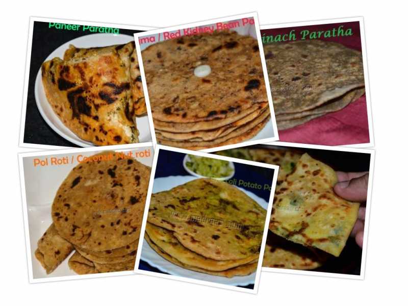 Paratha Recipes Indian | Recipes For Stuffed Parantha Madraasi - A Tamilian Tales