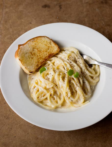 Pasta In Cheese Sauce