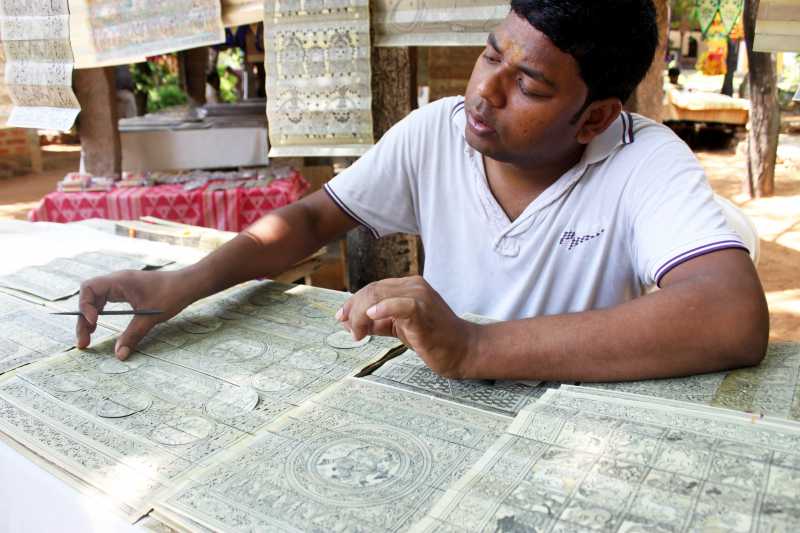 Patachitra - The Art Of Engraving On Palm Leaves
