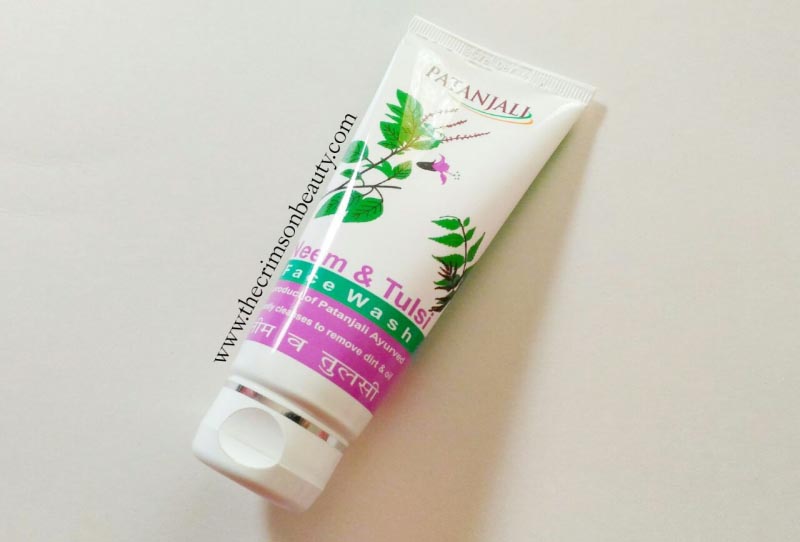 Patanjali Neem And Tulsi Face Wash • The Crimson Beauty