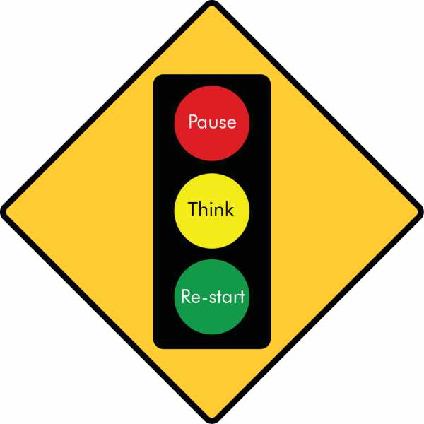 Pause. Think. Re-start.