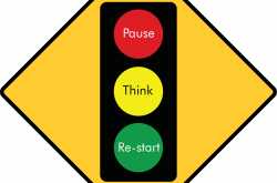 Pause. Think. Re-start.
