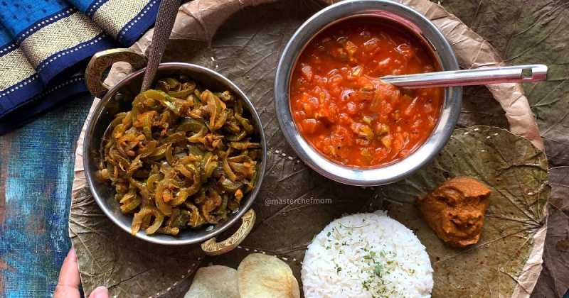 Pavakkai Masala Kara Kuzhambu | Bitter Gourd Masala Curry | Gluten Free And Vegan Recipe 
