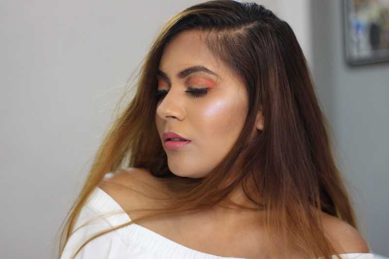 Peach Eyemakeup- Day Glam Look