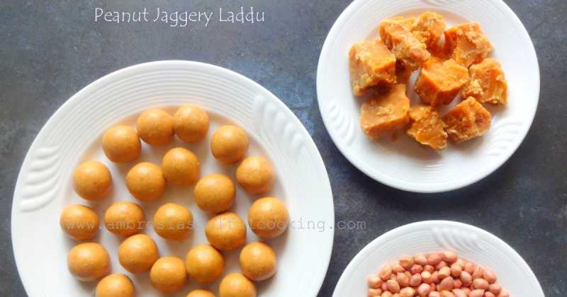 Peanut Jaggery Laddu | Peanut Jaggery Energy Balls | Mungphali Gur Laddu (Vegan And Gluten-free)