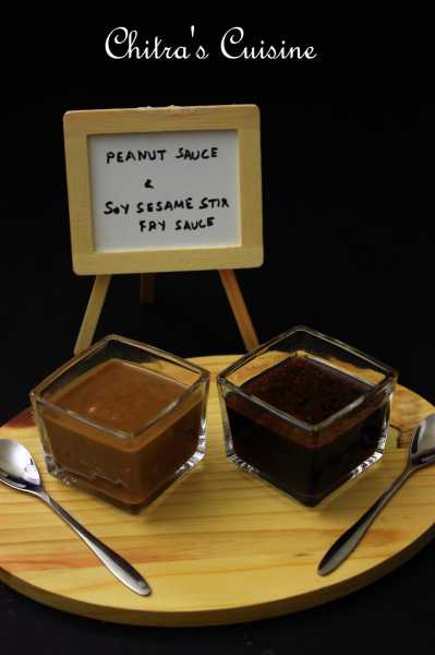 Peanut And Soy-Sesame Stir Fry Sauces