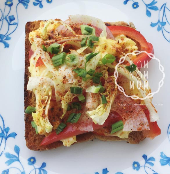 Peri - Peri Egg Mayo Open Toast