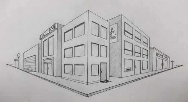 Perspective Projection, Drawing - Its Types, Objectives, Methods.
