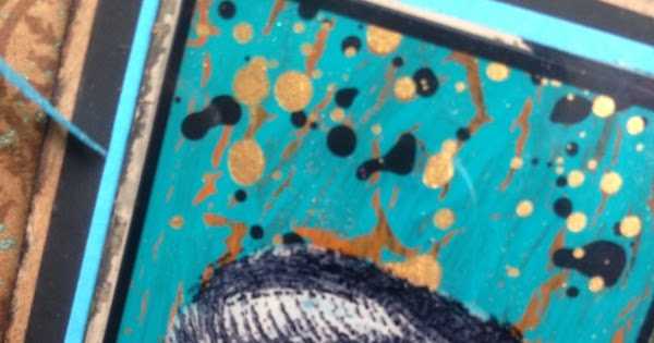 Perspective.......Reverse Crackle Technique And Some Recycling