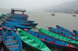 Phewa Lake During Monsoon Pokhara, Nepal