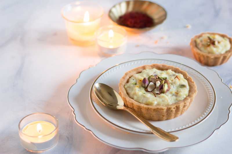 Phirni Tarts (Indian Rice Pudding Tarts)