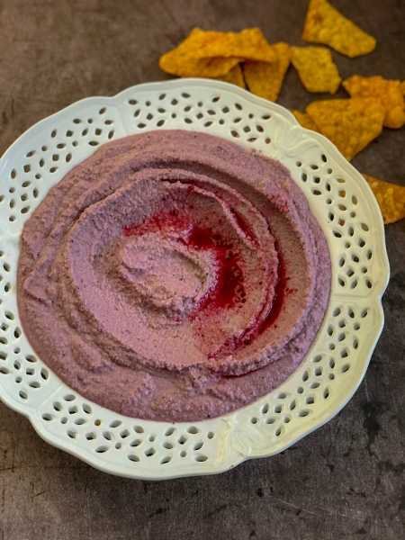 Pickled Carrot Hummus - Easy, Delicious & Healthy 