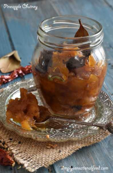 Pineapple Chutney- Bengali Style.