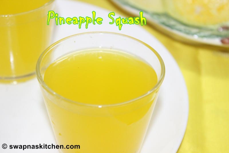 Pineapple Squash Recipe