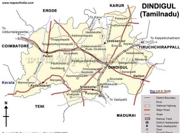 Places To Visit In Dindigul District - Tourist, Picnic Places