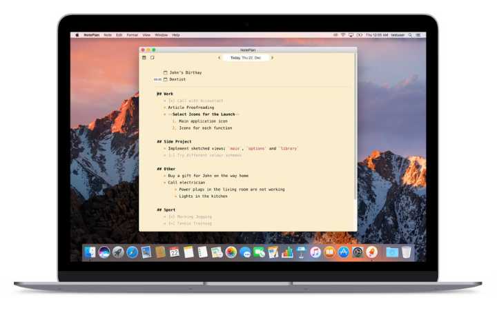 Plan Your Day Efficiently With NotePlan For Mac – A Markdown To-Do And Notes App