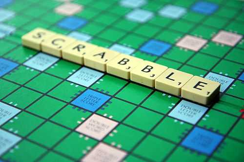 Playing Scrabble Exercise For Children