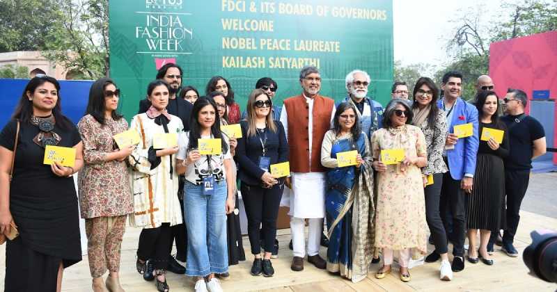 Pledge Against Child Labour By FDCI Designers At FDCI LMIFW AW 19 In Association With Liva