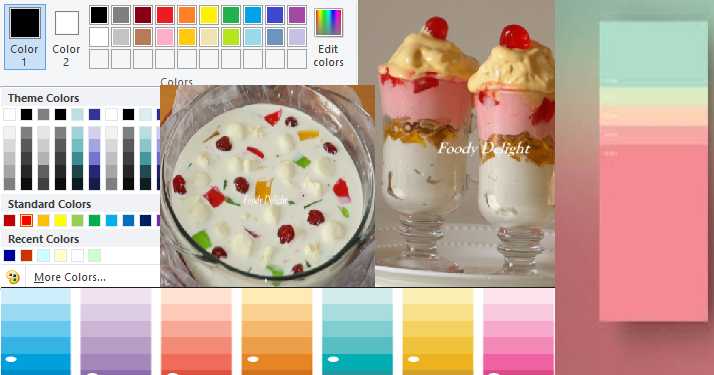 Plenty Of Colors To Make The Food Look Yummmy 