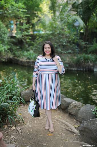 Plus Size Fashion | Sorbet Stripes