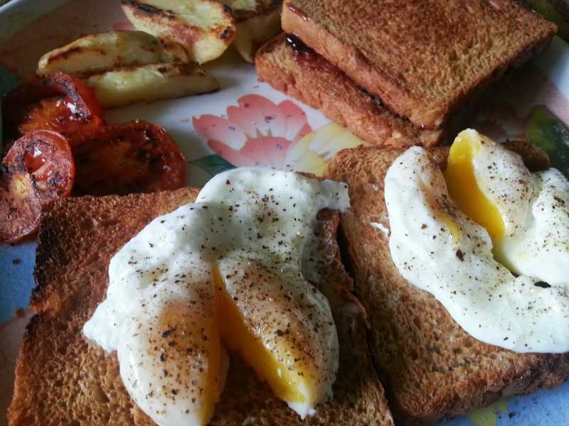 Poached Eggs For Breakfast