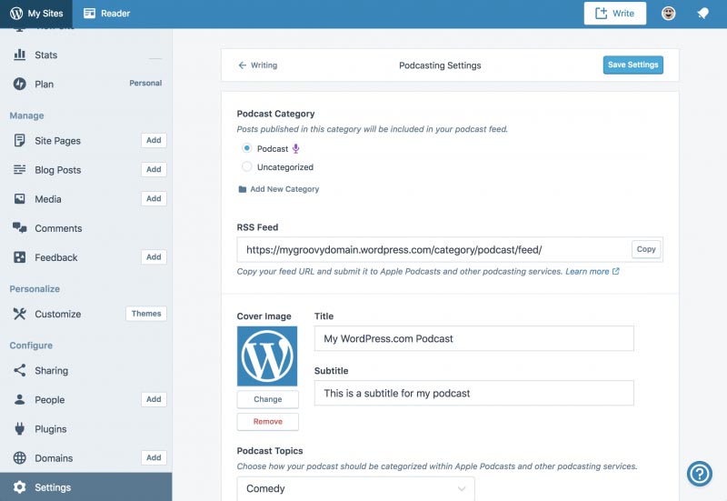 Podcasting On WordPress.com
