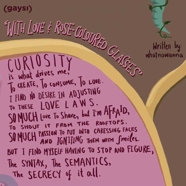 Poem: With Love And Rose Coloured Glasses - Gaysi