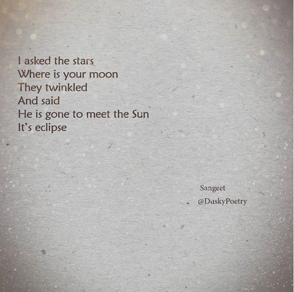 Poems Of The Week! | SangeetasBuzz