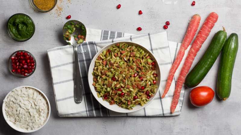 Poha Salad Fusion Recipe - Indian Vegetarian Recipes By Siddhi - Quick Recipes & Cooking Ideas