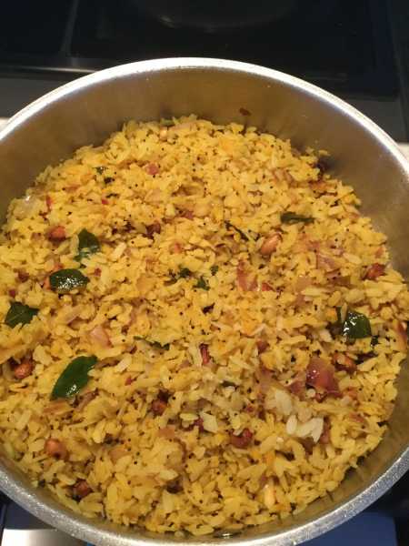 Pohe Or Flat Rice Snack 