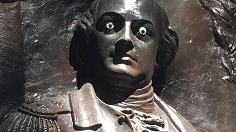 Police Seeking Person Who Put Googly Eyes On Historic Georgia Statue - Uk Time News