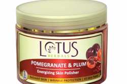 Pomegranate and Plum Skin Polisher from Lotus Herbals