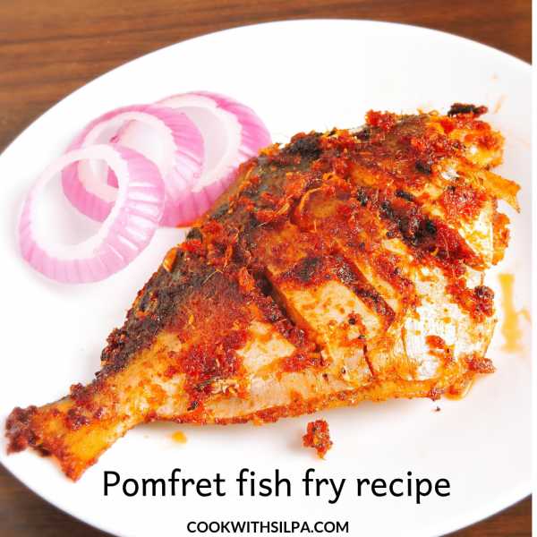 Pomfret Fish Fry Recipe | Easy Pomfret Fry Recipe - Silpa