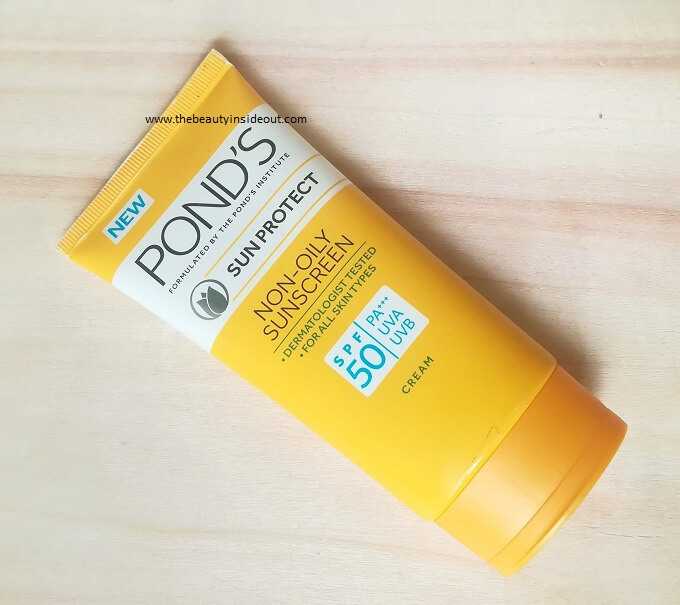 Ponds Non Oily Sunscreen SPF 50 PA+++ Review