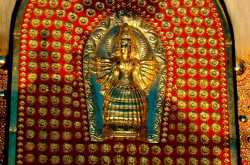 Pooram Pictures - 7 : Bhagavati Devi carried during Thiruvilwamala Thalappoli pooram....