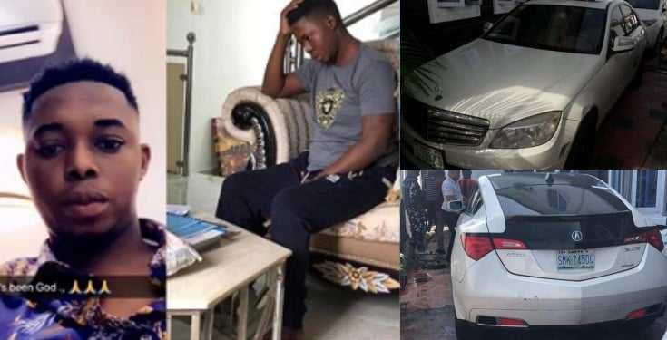 Popular Yahoo Ring Leader, Onoriode, 3 Others Arrested In Calabar (Photos)