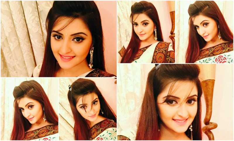 Pori Moni Sizzling Photos In Saree