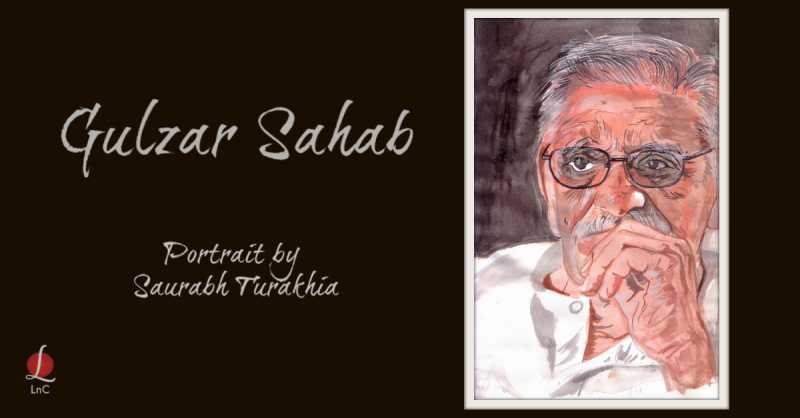 Portraits: Gulzar Sahab | By Saurabh Turakhia | Learning And Creativity