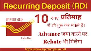 Post Office Recurring Deposit Full Information