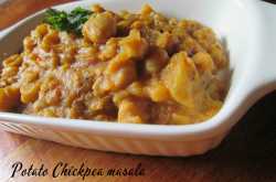 Potato Chickpea masala