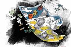 Prajavani Muktachanda Illustrations / ಪ್ರಜಾವಾಣಿ ಮುಕ್ತಛಂದಕ್ಕೆ ಬಿಡಿಸಿದ ಚಿತ್ರಗಳು