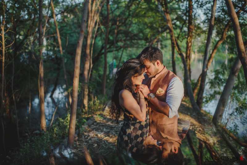 Pre-Wedding Shoot Botanical Garden Hyderabad