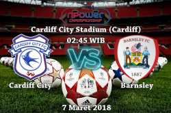 Prediksi Bola Terbaik Cardiff City vs Barnsley 7 Maret 2018