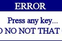 Press any Key to Continue