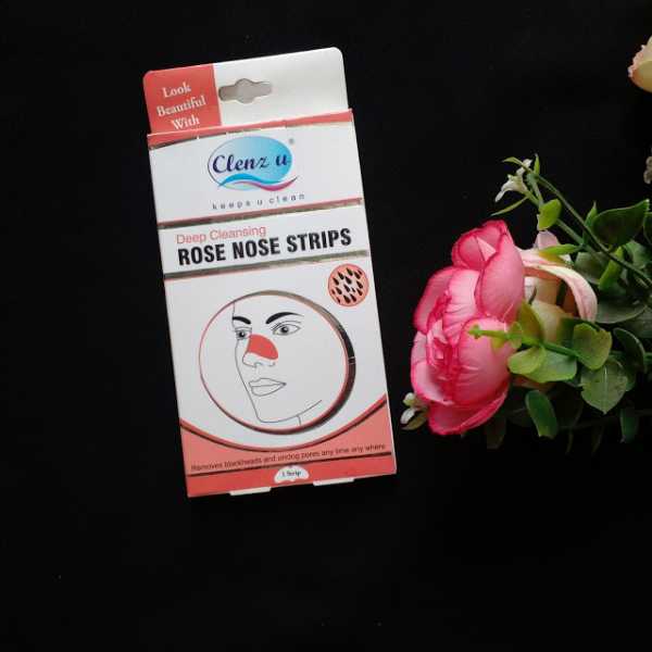 Pretty Polka: Clenz U Deep Cleansing Rose Nose Strips Review, Demo