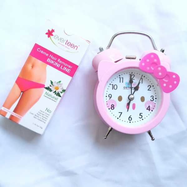Pretty Polka: Everteen Bikini Line Hair Remover Creme Review, Swatches