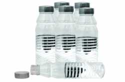 Princeware PET Fridge Bottle, 900 ml, Set of 6