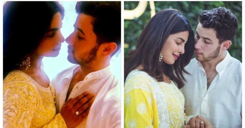 Priyanka Chopra Shares These Gorgeous Photos With Nick Jonas From Their Roka Ceremony! 