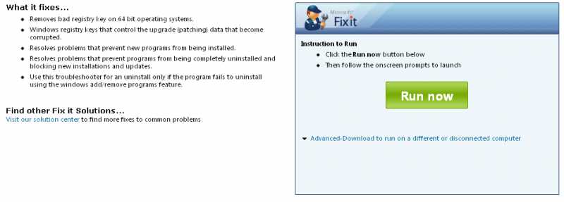 Problem Reinstalling And Un-installing Programs (Solved)